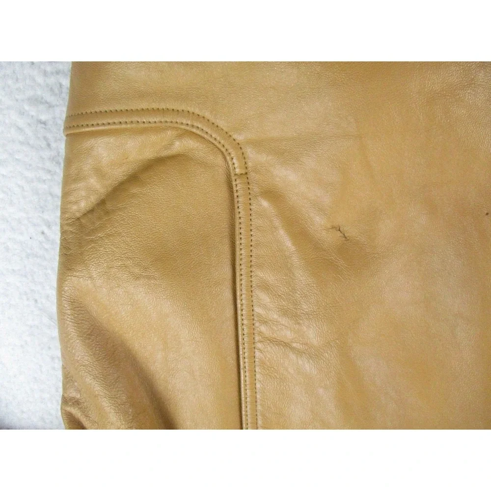 Avirex Leather Varsity Bomber Jacket Mens Size 4XL‎ Vintage 90s Y2K King Casino